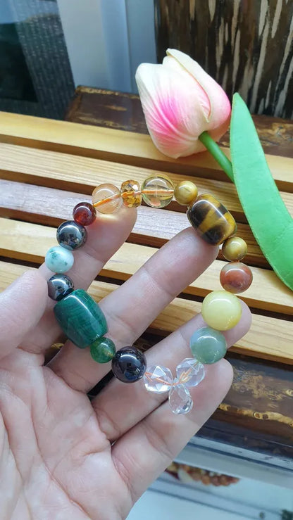 Empowered Abundance & Wealth Crystal Bracelet
